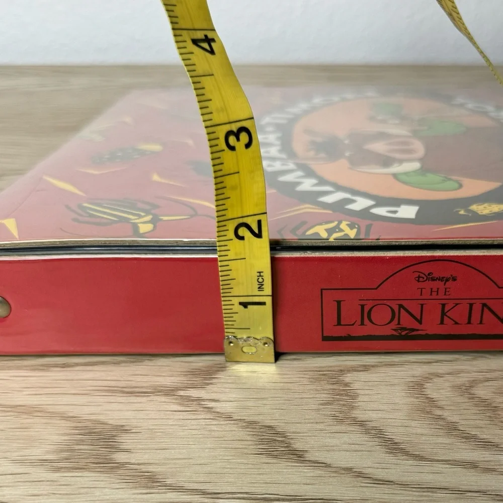 Disney The‎ Lion King Impact Inc. Timon and Pumba Bug Patrol 3 Ring Binder 90’s